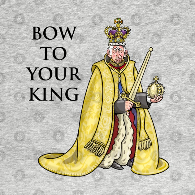 Bow to your King by Mackaycartoons